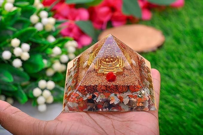 Shri Lakshmi Yantra with Rudraksha