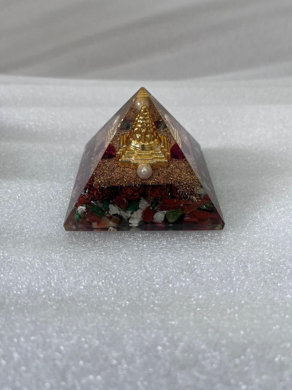 Shri Lakshmi Yantra with Rudraksha
