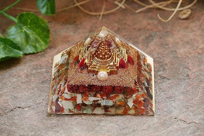 Shri Lakshmi Yantra with Rudraksha